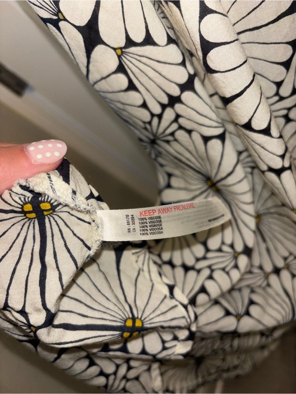 Parrot Paints for Anthropologie Kenzie Beaded Mini Dress in black white MP - Picture 11 of 11